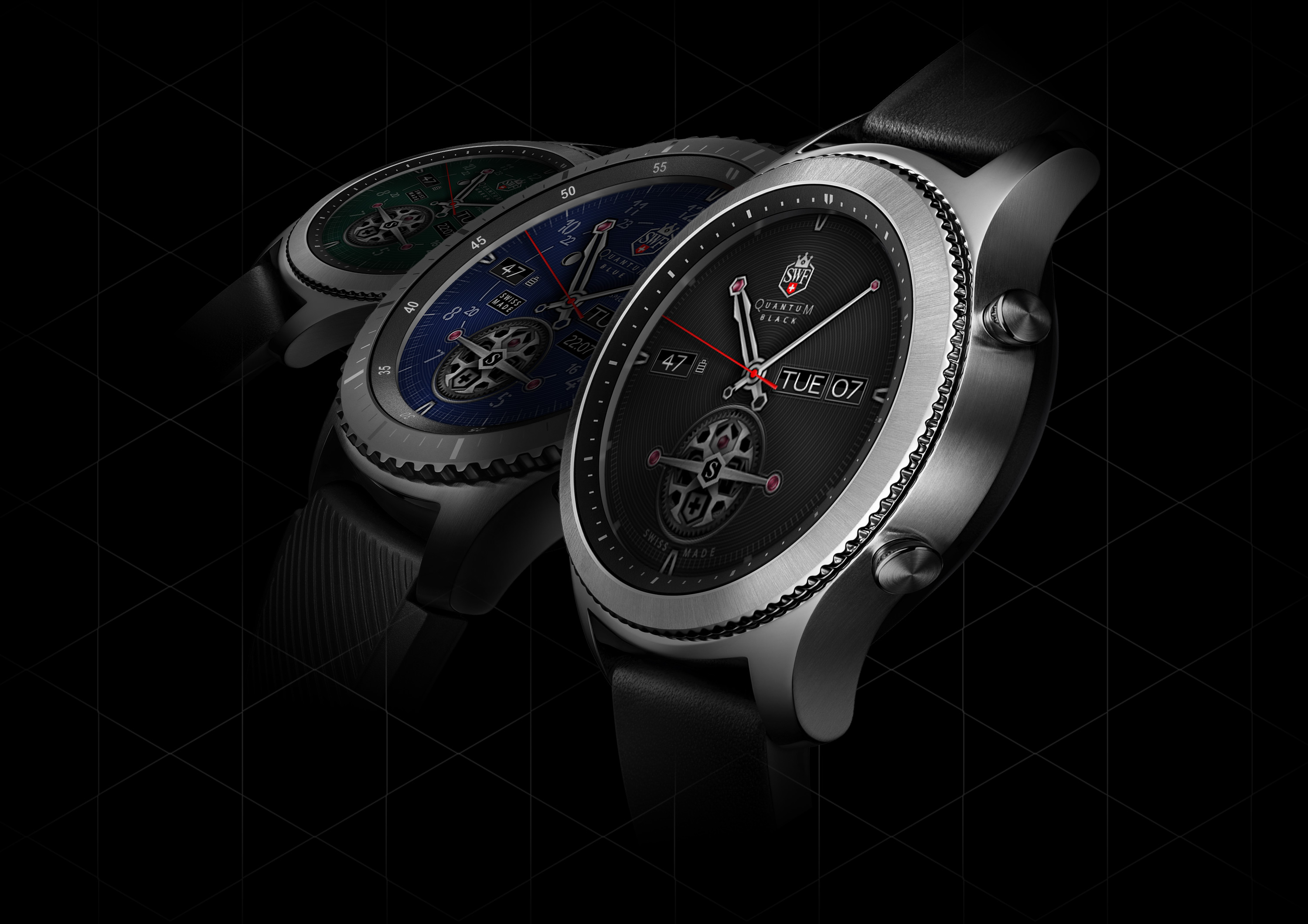 Quantum Series - Watch  slant | SWF Swiss Watch Face